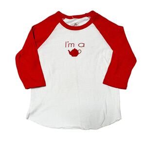 Chipmunk Lane Teapot Raglan Tee Size 4T